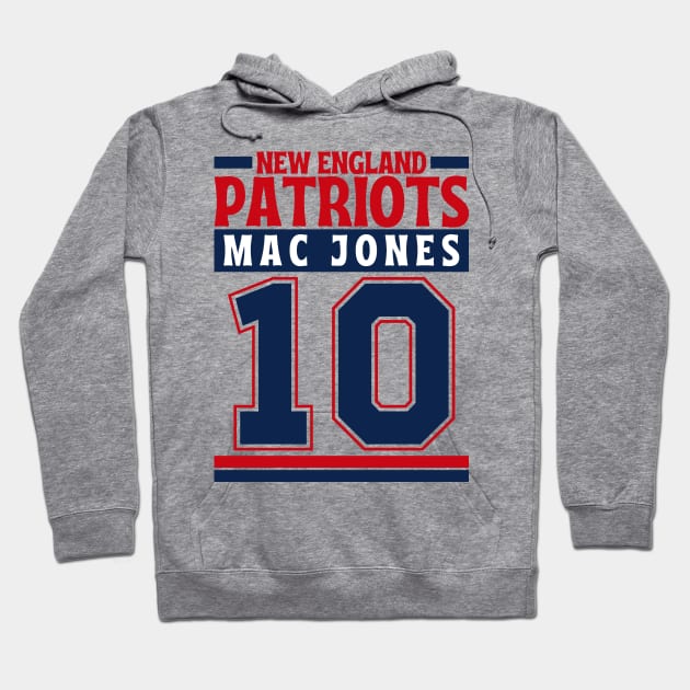 New England Patriots Mac Jones 10 Edition 3 Hoodie by Astronaut.co